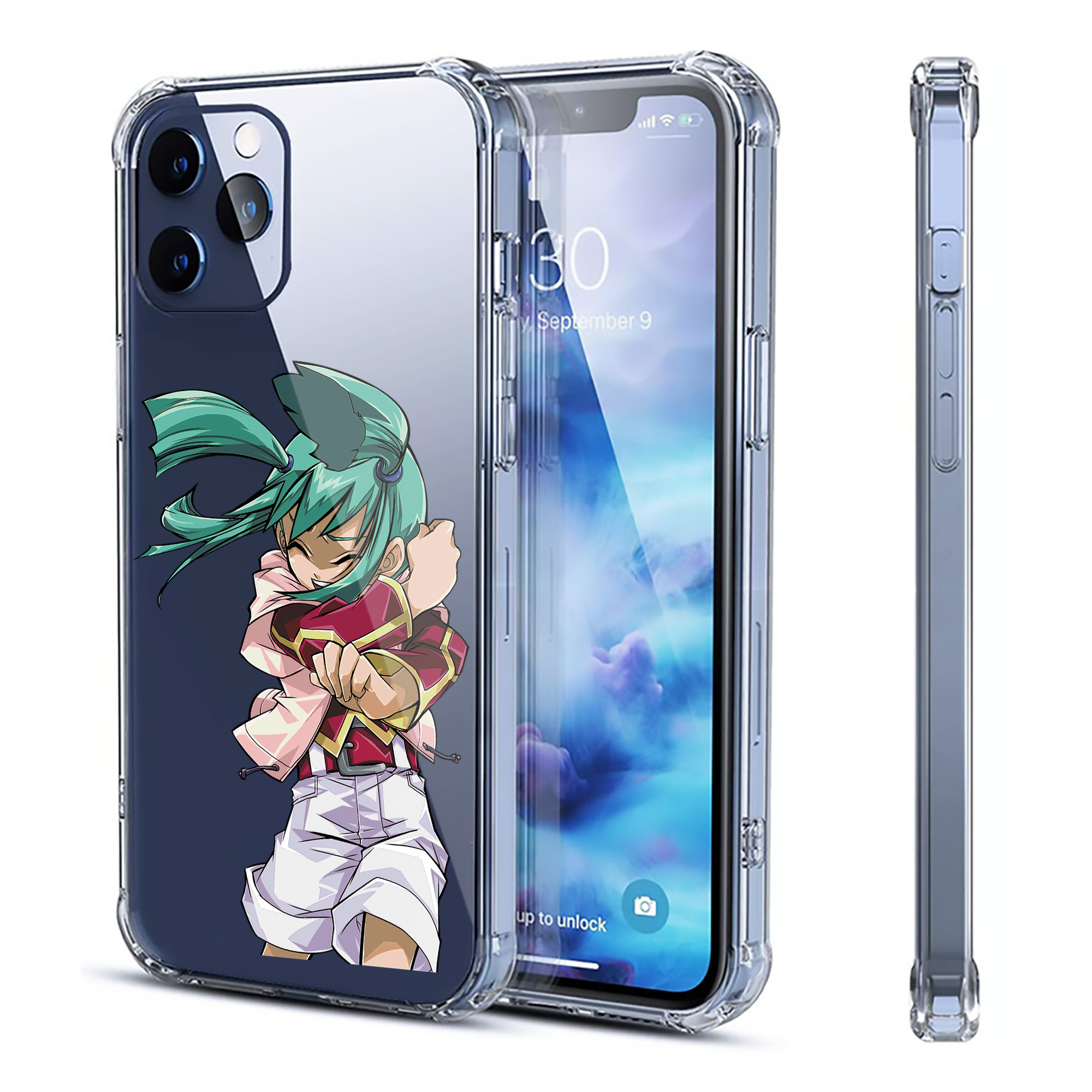 （画像用） 遊☆戯☆王 Yu-Gi-Oh! 【iPhone 12シリーズ対応】透明スマホケース（クリアソフトケース）